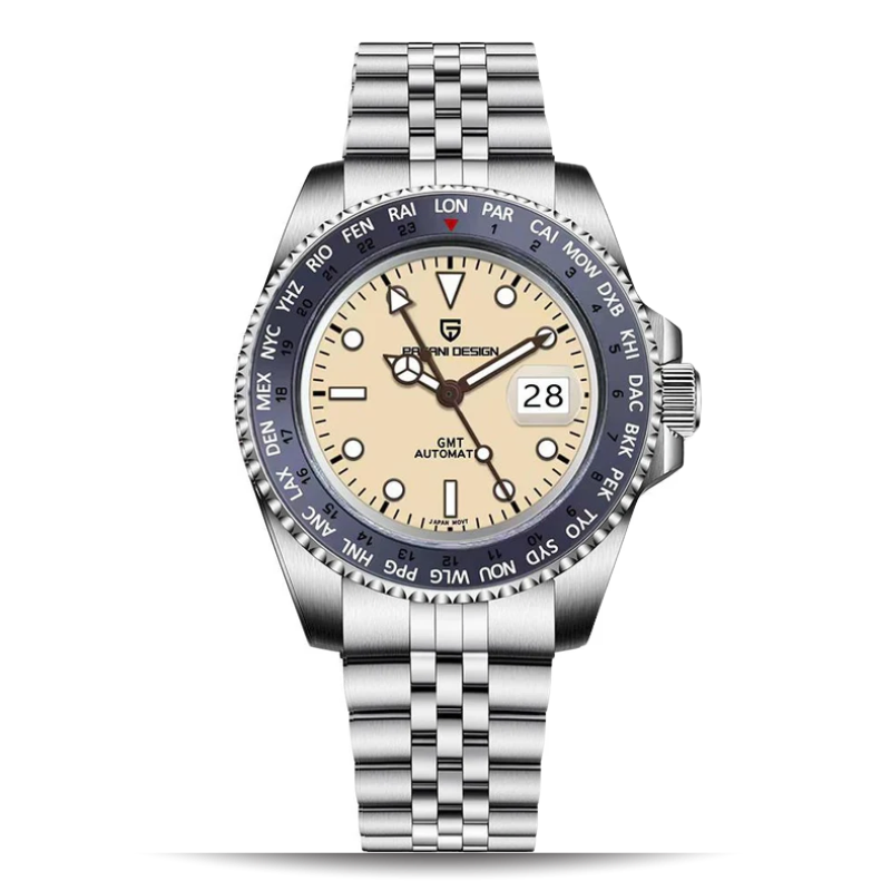 Pagani Design NH34 Movement Anti-Radiation Coating Yellow Dial Men's Watch